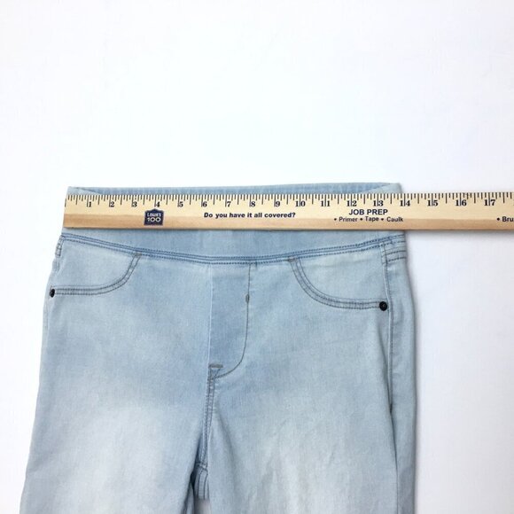 Old Navy Women's Jeans Rockstar Pull On Elastic Waist Straight Leg Light Wash 2T - Picture 3 of 8